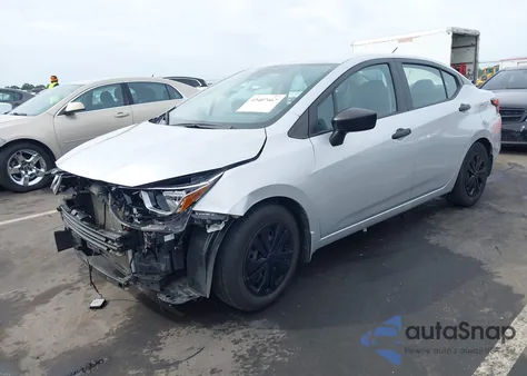 2022 Nissan Versa 1.6 S Xtronic Cvt z USA, uszkodzony, nr VIN 3N1CN8DV1NL861316